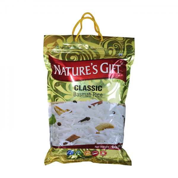 NATURE'S GIFT CLASSIC BASMATI RICE 5 KG